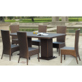 Outdoor Rattan Compact Table And Chairs Cheap Dining Set